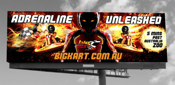 big kart billboard